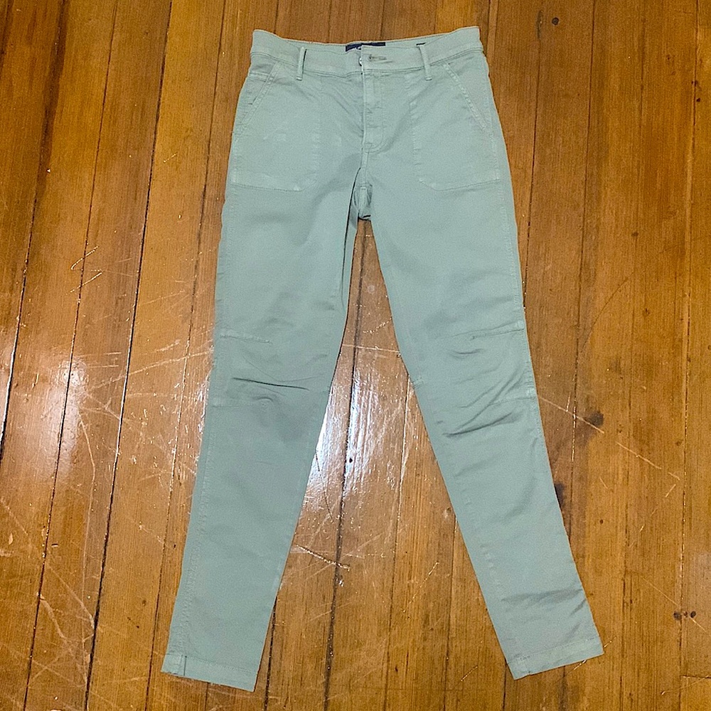 Lucky Brand “the Cargo” green/grey pants, size 00/24